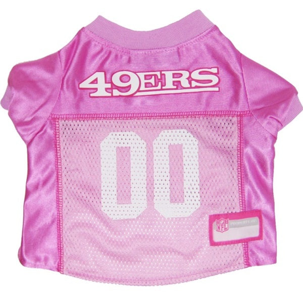 San Francisco 49ers Pink Dog Jersey — 4LeggedFans