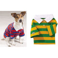 Back To School Rugby Pet Dog Polos by Pet Edge Medium