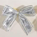 Holiday Grooming Pet Dog Bows 10 Pack by Pet Edge Silver