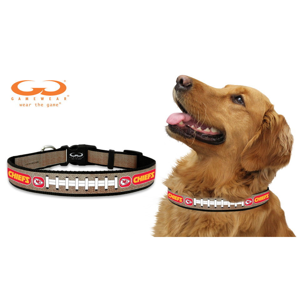 Kansas City Chiefs Reflective Football Pet Collar - Toy