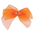 Aria Chiffon Party Pet Dog Bows by Pet Edge Lime