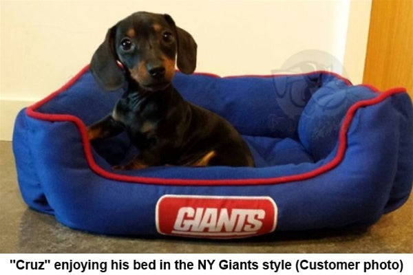 Pets First NFL PET Bed - New York Giants Soft  